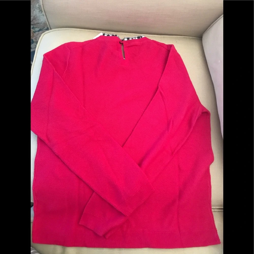 Textured Ruffle-Trim Sweater - Picture 5 of 8